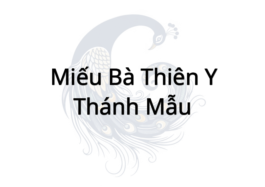 Miếu Bà Thiên Y Thánh Mẫu