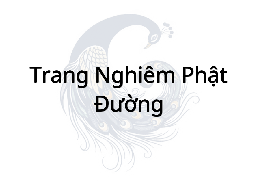 Trang Nghiêm Phật Đường