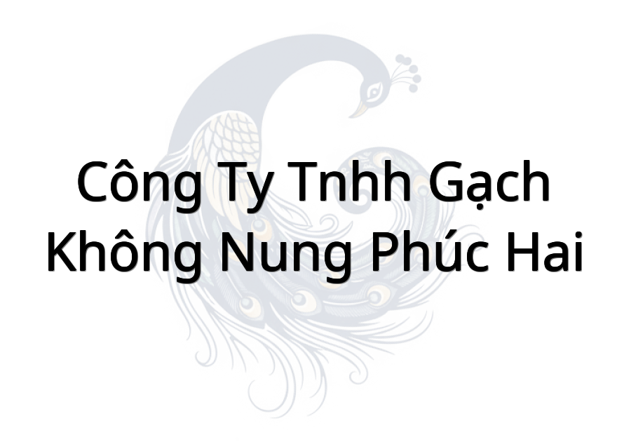 Công Ty TNHH Gạch Không Nung Phúc Hai