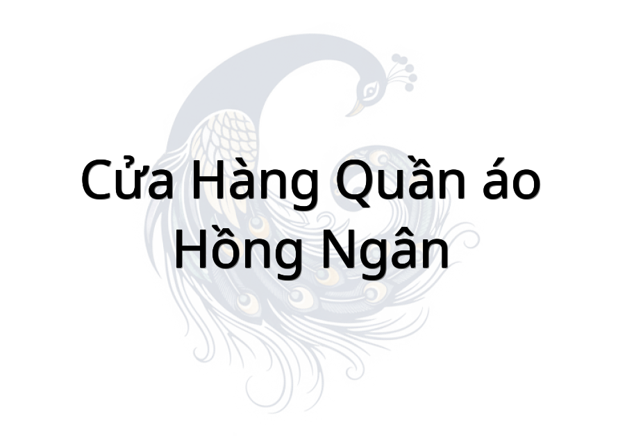 Cửa hàng quần áo Hồng Ngân