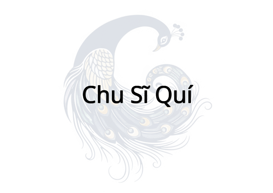 Chu sĩ quí