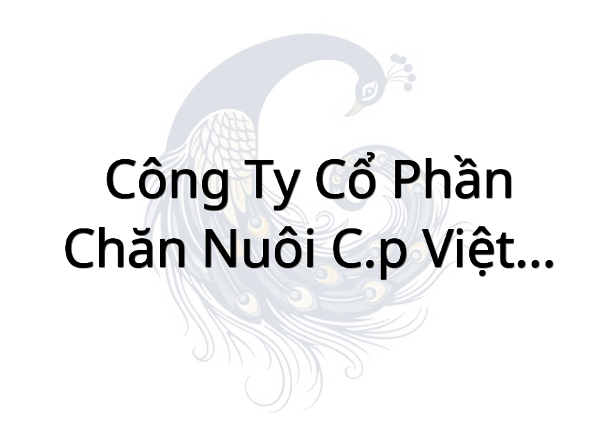 Công Ty Cổ Phần Chăn Nuôi C.P Việt Nam Đại Lý Thức Ăn Thủy Sản Thuận Phong