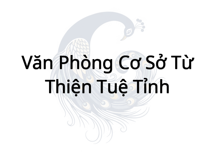 Văn Phòng Cơ Sở Từ Thiện Tuệ Tỉnh