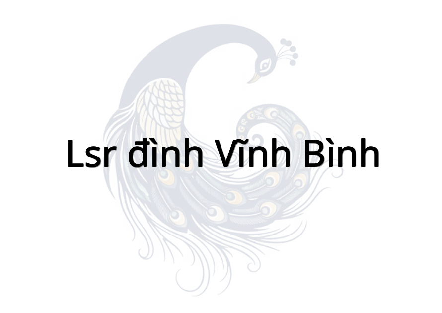 lsr đình vĩnh bình